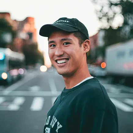 Man Wearing Baseball Cap