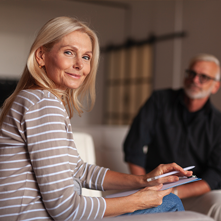 Therapist with Patient